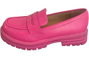 Queentina Damen Slipper Plateau Halbschuhe Absatz Loafer Mokassins HXL