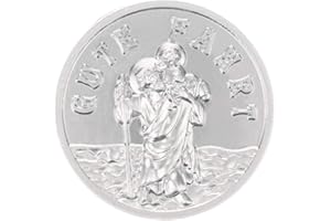 FRITZ COX Médaille de voiture Christophe « Bonne conduite » 3 cm