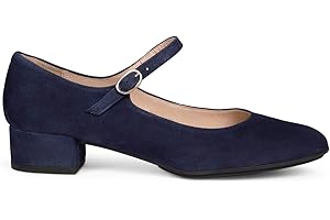 miMaO. Merceditas de tacón bajo de Piel Hechas en España. Tecnología del Confort