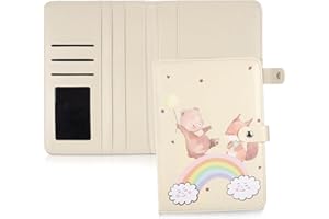 Huiguli Etui na książeczkę ciążową, etui ochronne dla macierzyństwa z magnetycznym zamknięciem, etui na paszport ze skóry syntetycznej do przechowywania kart ubezpieczeniowych