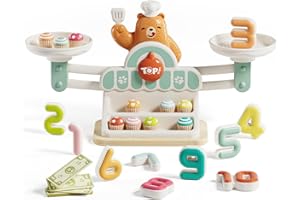 TOP BRIGHT - Gioco matematico e di bilanciamento per bambini, 3-4-5 anni, giocattoli educativi imparare a contare, STEAM, idea regalo in età prescolare, dai 3 su, bambine