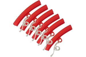 HOUSON 6Pcs Tire Changing Saver Tool, Tyre Change Tools Tire Changing Protection Tool Protector Wheel Fixing Tyre Rim Cover Case Tool Red