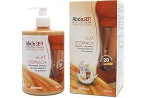 DENIPHARMA ABDOSER CREMA REDUCTORA - Revolucionaria crema reductora 500 ml - Reduce y previene la acumulación de grasa en el abdomen - *Mejor crema reductora abdominal 2023* - Resultados en 20 dias