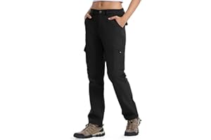 YSENTO Damen Wanderhose Wasserdicht Outdoorhose Softshellhose Winter Skihose Gefütterte Snowboardhose Trekkinghose Funktionshose