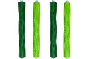 MOSOTON 4 Pezzi Spazzole a rullo Parti di ricambio per iRobot S Series S9 (9150) S9+ S9 Plus (9550) Aspirapolvere