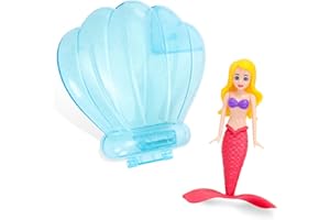 VReder Pool Diving Toy, Mermaids Diving Swimming Pool Accessories Kids Toys, Underwater Pool Training Little Mermaid Summer Party Supplies Water Toys for Aged 5+ (Blue Box Red 1Pcs)