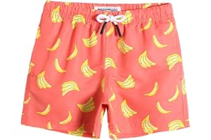 MaaMgic Bañador Niño Ropa de Baño para Niño Secado rápido Interior de Malla Short de Natación Estampado