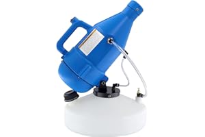 BriSunshine 4.5L ULV Pulverizador Nebulizador Eléctrico,1400W Portatil Fogger Máquina de Desinfección 8-10m Distancia de Pulverización para la Jardin Escuela Hotel Hospital
