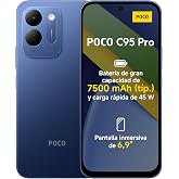 Xiaomi Poco C95 Pro, 8+256GB Smartphone, Blue, 7500mAh and 45W Charging | Immersive 6.9" 120Hz display, powerful Helio G91-Ul