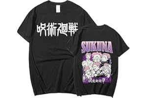 westtrend Jujutsu Kaisen Sukuna T-Shirts Anime Jujutsu Kaisen Cosplay Sweat À Manches Courtes Ryomen Sukuna Été Tee Top Jujutsu Kaisen Pull