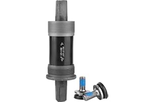 equlup Movimento Centrale Conico Quadrato, 5 Dimensioni Movimento Centrale Bici ASSE Manovella Foro Quadrato 68x118/120/122.5/124.5/127.5mm Cuscinetti Sigillati Parti per Bici