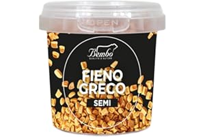 BEMBO QUALITÀ D'AUTORE Semi Bembo: Semi di Fieno Greco 110g – Aggiungi Sapore Esotico ai Tuoi Piatti – Confezione Anti-Spreco e Anti-Ossidazione, Riutilizzabile e Riciclabile