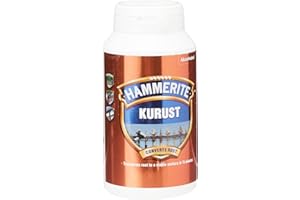 AMK® Hammerite Kurust Rust Converter Treatment 250ml Converts to Paintable Surface Stops Spreading Metal Iron Steel Primer Base Coat Anti Corrosion Protection for Car Gate Railing Furniture Tool