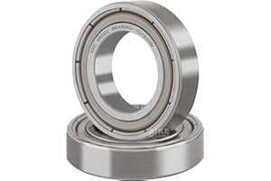 XIKE 2 pcs 6800ZZ Ball Bearings 10x19x5mm, Pre-Lubricated and Bearing Steel, Double Metal Seals,6800-2Z Deep Groove Ball Bearing with Shields