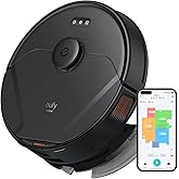 eufy Clean X8 Pro Robot Aspirapolvere, aspirazione Twin-Turbine™ 2× 4.000 Pa, spazzola a rullo Active Detangling™, navigazion