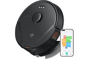 eufy Aspirapolvere robot Clean X8 Pro, aspirazione Twin-Turbine™ 2× 4.000 Pa, spazzola a rullo Active Detangling™, navigazione laser iPath™ per pulizia profonda peli di animali domestici su tappeti