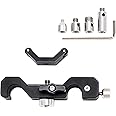 Nitze 15mm Universal Lens Support with Rolling Y-Bracket and 1/4", 3/8" and M3 Height Extension Posts, up to 147mm Lens - N04B