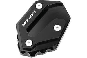 MOWOK Motorcycle Accessories Foot Side Stand Enlarge For Yamaha mt07 MT 07 2014+ 2018 2019 2020 2021 Kick Stand Extension Pad