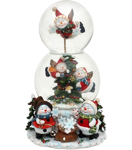 Heaven Sends Grande palla di neve a forma di casa pastello – alta cupola d'acqua glitterata con paesaggio colorato villaggio – decorazione natalizia ornamento 23 cm