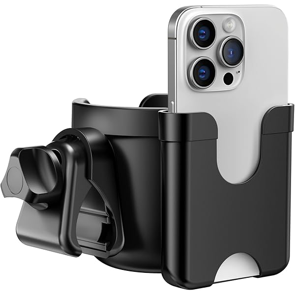 Portabicchieri Universale Per Passeggino E Bici - Regolabile, Con Portaciuccio E Portacellulare - Foto 10