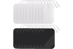 Frogetu 10 TENS-EMS Elektroden-Pads 6x9 cm,TENS Gerät Pads,Wiederverwendbar selbstklebenden Elektroden Pads,für TENS Geräte and EMS Trainer