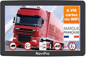 GPS Poids Lourd NaviPro DVR - 9 Pouces - GPS pour Camion Bus Voiture - Caméra de Route intégrée – Dashcam HD- Europe 48 Pays
