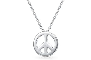 BLING JEWELRY Set Di Gioielli Orecchini Filigrana Piccoli E Sottili Con Ciondolo A Forma Di Segno Di Pace Mondiale Per Ragazze Adolescenti E Donne Placcato In Oro Giallo .925 In Argento Sterling