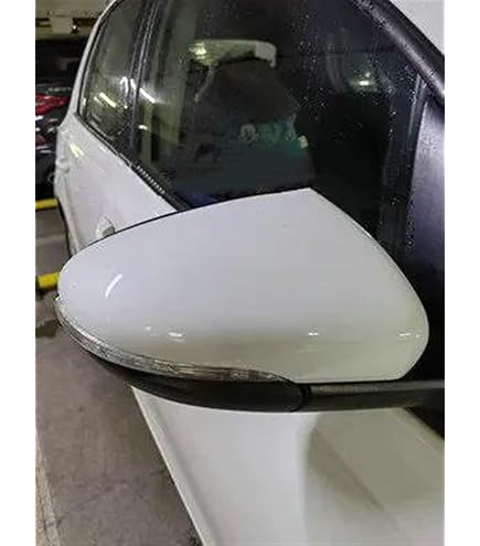 Coperchio Alloggiamento Specchietto Laterale Nero Per VW Golf 6, Touran, Bora (2009-2015) - MKVAXR Ricambio 6R0857601A - 2