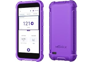 MEDMAX Silicone Étui pour Omnipod 5, Léger Coque Anti-dérapante Housse de Protection Compatible avec Omnipod 5 Appareil, (Violet)