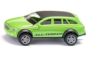 Siku 2349, Mercedes-Benz E-Class All-Terrain 4 x 4², 1:50, Metal,Tworzywo sztuczne, Zielony, Hak holowniczy i otwierana maska silnika