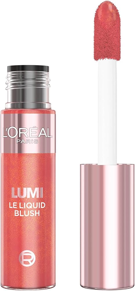 L'Oreal Paris Lumi Blush Likit Allık - 630 Glowy True Rose | Hafif doku ikinci cilt efekti, 3 kademeli kısılabilir yoğunluk, 4 renk tonu, yüksek yoğunlukta ince parlaklık