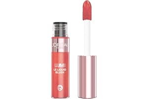 L'OREAL PARIS L'Oréal Paris Blush Liquido Luminoso, Per Guance più Piene e Colorito Radioso, Effetto Glow e Finish Luminoso, Con Pigmenti Intensi, Lumi Le Blush, Tonalità: True Rose, 9 ml