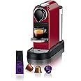 Krups Nespresso Citiz XN7415, Macchina da caffè, Sistema Capsule Nespresso, Serbatoio acqua 1L, Red