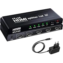 Multi Hdmi Splitter HDMI 1 Entrée 4 Sorties - 4K, 3D, 1080p - Pour Multi Hdmi Splitter HDMI 1 Entrée 4 Sorties - 4K, 3D, 1080p - Pour