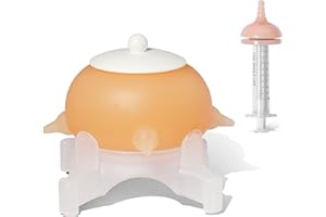 Doggiema Alimentateur de Lait pour Chiot Nipple Puppy Bottle Alimentateurs pour Chiot Bubble Milk Bowl