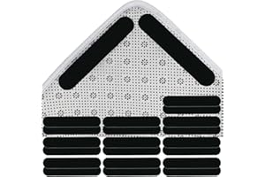 SHUNCHG 20 Stück Teppich Antirutschunterlage Waschbar Antirutschmatte Rutschfester Teppichunterlage Nicht Abfärbend Rug Grippers Matten Wiederverwendbar Teppichpolster für Hartböden Hartholzböden