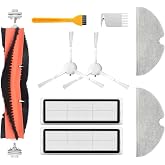 robotyedek Vacuum Mop 1C/2C/Dreame F9 Uyumlu Yedek Fır&ccedil;a Hepa Filtre Mop Seti-9 Par&ccedil;a