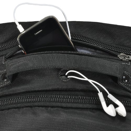 Everki Titan – Laptop Rucksack für Notebooks bis 18,4 Zoll (46,7 cm) mit durchdachtem Fächer-Konzept, viel Stauraum und weiteren hochwertigen Funktionen, Schwarz - 8