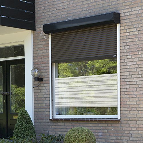Glas- und Fensterfolie, Klebefolie Streifen, 200x75cm, PVC frei, selbstklebend - 2