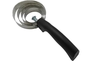 SECURE FIX DIRECT SecureFix Direct Spiral Curry Comb Horse (Brush Pets Equestrain Metal Grooming Shredding Black)