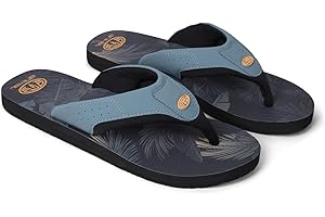Animal Jekyl Mens Flip-Flops - Slip-on, Lightweight & Comfortable Footwear with Soft Padded upper Straps - Best for Spring Summer & Outdoors