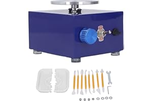 EMOSHAYOGA Mini Pottery Wheel, Kids Pottery Wheel Kit 0 to 2000RPM 100-240V for Pottery(#3)
