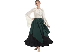 NSPSTT Renaissance Dress Medieval Long Dress Victorian Gown Long Dress Gothic Dress Regency Dress