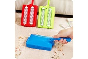BEITO 2 Brushes Heads Handheld Carpet Table Sweeper Crumb Brush Cleaner Collector Tool Home Cleaning Brushes Random Color