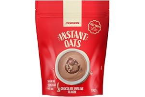 Prozis Istant Oats - Avena Istantanea in Polvere 1000 g - gusto Pralina al cioccolato