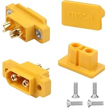 QIANRENON XT60 Stecker Auf Stecker Adapter – 30A Vergoldet Für RC Modelle & Outdoor-Strom