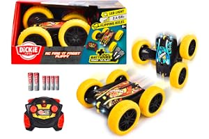 Dickie Toys 201103007 - Fire'N Frost Flippy Radiostyrd Bil - Dickie Toys Radiostyrd Bil Fire'N Frost Flippy med 2-Kanaler, Rotations- och Flipfunktion och Hastighet upp till 8 km/h, 1:28, Från 6 år