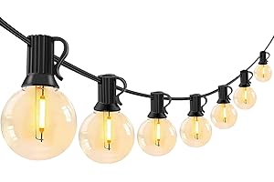 DUBISTDA Catena Luminosa Esterno, 7.5M Luci da Esterno Impermeabile LED Catene Luminose con 13 G40 Lampadine Decorative per Terrazzo, Giardino, Balcone, Barbecue, Partito, Festa, Matrimonio, Gazebo