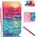 Produktbild Galaxy S4 mini Hülle, Folio Cover Wallet im Bookstyle mit Standfunktion Karteneinschub und Magnetverschluß Etui für Samsung Galaxy S4 mini i9600/9192/9195