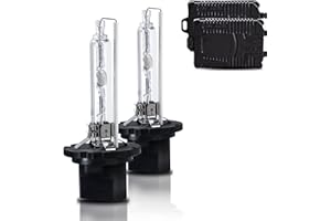 VLAND D2H HID lampadina kit di conversione ballast lampadine per fari, abbaglianti/anabbaglianti, fari bianchi allo xeno 55W